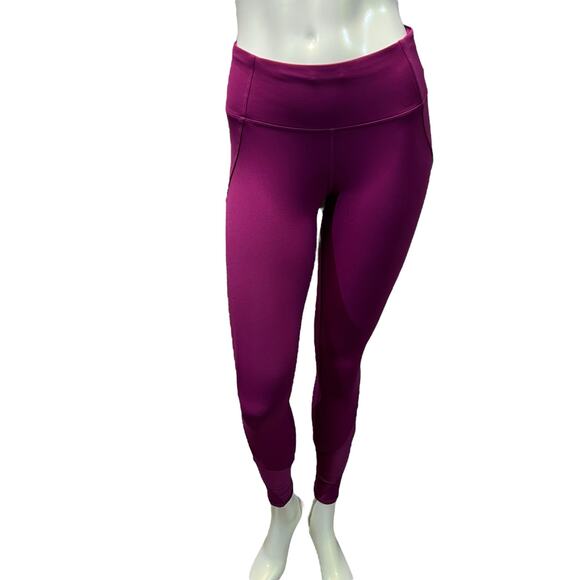 Lorna Jane Raspberry Running Pants with Cut-Out Details – Size Small - Picture 4 of 16